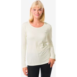 HEMA Dames Thermo T-shirt Wit (wit)