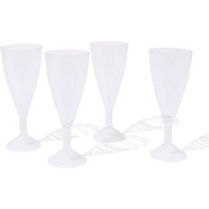 HEMA Champagneglazen Herbruikbaar 4 Stuks