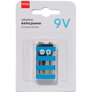 HEMA 9V Alkaline Extra Power Batterij