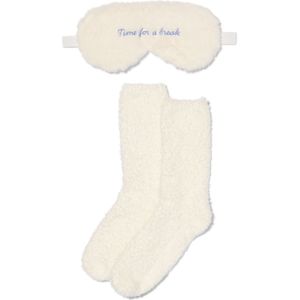 HEMA Cadeauset Slaapmasker En Fluffy Sokken Maat 36-41