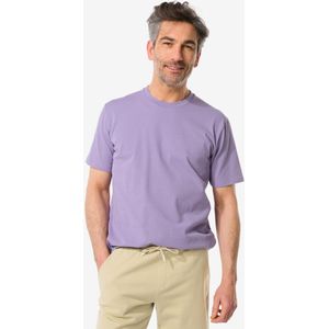 HEMA Heren T-shirt Relaxed Fit Paars (paars)
