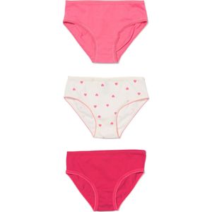 HEMA Kinderslips Katoen - 3 Stuks Roze (roze)