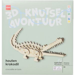 HEMA Houten Krokodil 3D