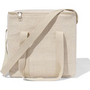 HEMA Koeltas 22x32x30cm Linnenlook (beige)