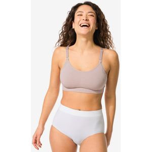 HEMA Dames Tailleslip Naadloos Micro Wit (wit)