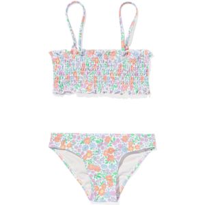 HEMA Kinder Bikini Smock Met Bloemen Multi (multi)