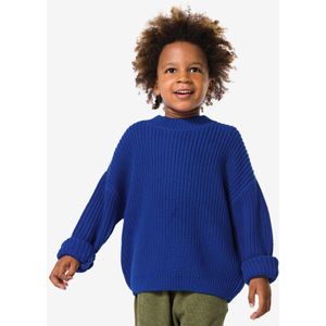 HEMA Kindertrui Gebreid Blauw (blauw)