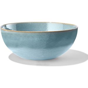 HEMA Schaal - 26 Cm - Porto - Reactief Glazuur - Blauw (blauw)