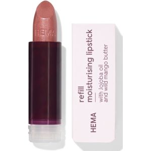 HEMA Navulling Moisturising Lipstick 26 Wacky Walnut - Satin (lichtbruin)