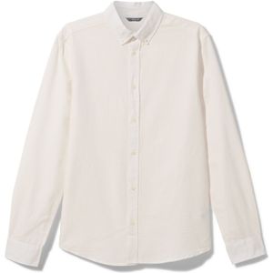 HEMA Heren Oxford Overhemd Wit (wit)