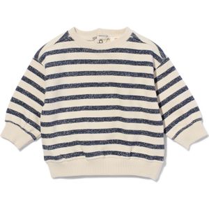 HEMA Baby Sweater Strepen Ecru (ecru)