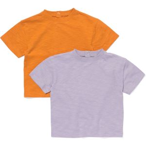 HEMA Baby T-shirts - 2 Stuks Paars (paars)