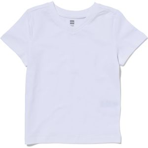 HEMA 2-pak Kinder T-shirts - Biologisch Katoen Wit (wit)