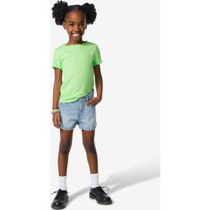 HEMA Kinder Korte Broek Denim Lichtblauw (lichtblauw)