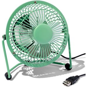 HEMA Tafelventilator USB Retro Groen �10cm (groen)