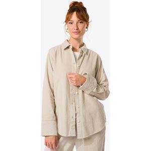 HEMA Damesshirt Lena Corduroy Zand (zand)