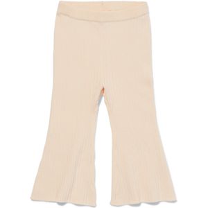 HEMA Kinder Flared Legging Geribbeld Creme Ecru (ecru)