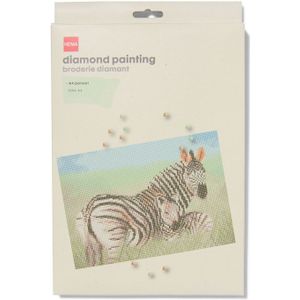 HEMA Diamond Painting Zebra A4