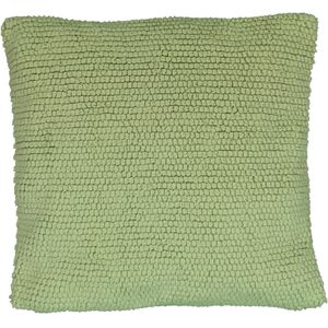 HEMA Kussenhoes 40x40 Groen Fleece Met Noppen (groen)