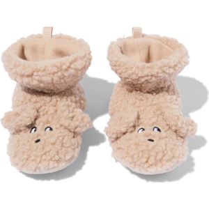 HEMA Baby Slofjes Teddy Hond Beige (beige)