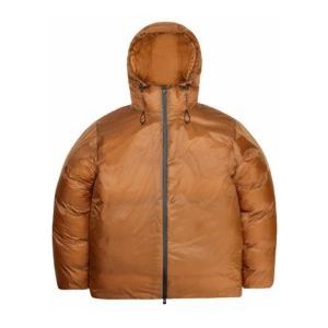 Winterjas RAINS Unisex Kevo Puffer Jacket Rust-XL