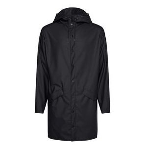 Regenjas RAINS Unisex Long Jacket Black-S