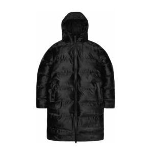 Jas RAINS Unisex Alta Longer Puffer Jacket Coal-M