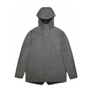 Regenjas RAINS Unisex Jacket Grey-L