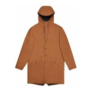 Regenjas RAINS Unisex Long Jacket Rust-L