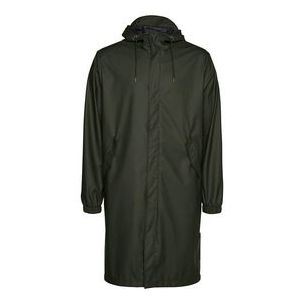 Regenjas RAINS Unisex Fishtail Parka Green-M