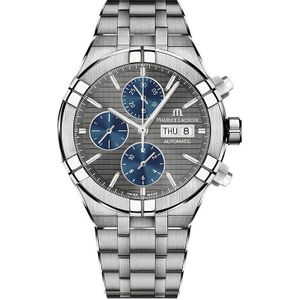 Maurice Lacroix Chronograaf Aikon Chronograph Day Date Titanium AI6038-TT032-330-1