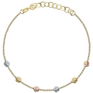 CHRIST - Armband 88804571 - Tricolor - Geelgoud 585 - Witgoud 585 - Roségoud 585