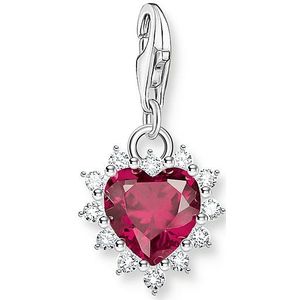 THOMAS SABO - Bedelhanger - Rood - Gerecycled Zilver - Zirkonia
