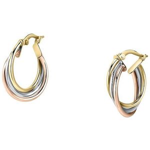 FAVS - Creolen - Tricolor - Geelgoud 375 - Witgoud 375 - Roségoud 375