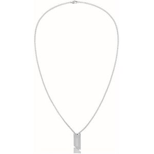 Hanger - Roestvrij Staalkleur - Venetiaanse Kettingschakels - Karabijnsluiting