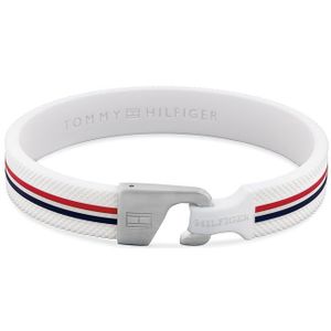 Tommy Hilfiger - CLARK 2790607 - Armband - Wit - Silicone - Edelstaal