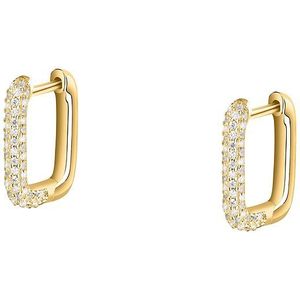 CHRIST - 89080771 - Creolen - Geelgoud - Gerecycleerd 925