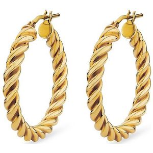 CHRIST - 88340191 - Creolen - Geelgoud - Zilver 925