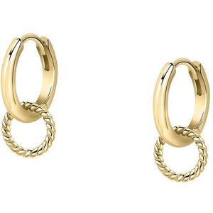 CHRIST - Oorhangers - Geelgoud - Zilver - Gerecycleerd 925