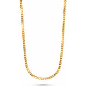 FAVS - Ketting 87918297 - Geelgoud - Edelstaal