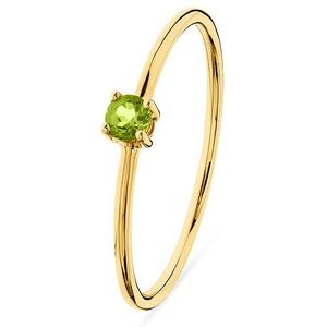 CHRIST - Damesring - Groen - Geelgoud 375