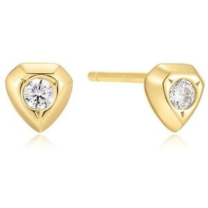 Ania Haie - AH E067-03G - Oorsieraad - 925 Zilver met Gold Plating - Dames Oorknopjes