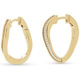 Jette - Oorringen - Geel Goud - Zilver - Zirkoon