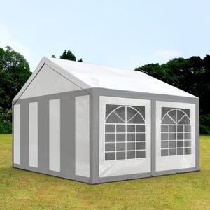 Partytent 3x4m PE 450 grijs waterdicht Feesttent