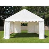 TOOLPORT Partytent 4x6 m, PVC 700, wit