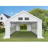 TOOLPORT Partytent 4x6 m, PE 550, met Grondframe,