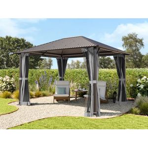 TOOLPORT Tuinpaviljoen 3x3,65m, Hardtop, 4