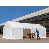 Toolport Opslagtent Donkergroen 4x6 m met Ritssluitingen
