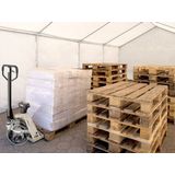 Toolport Opslagtent Donkergroen 4x6 m met Ritssluitingen