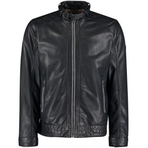 Donders - 52194-190 - Leren Jack - Donkerblauw - Modern Fit